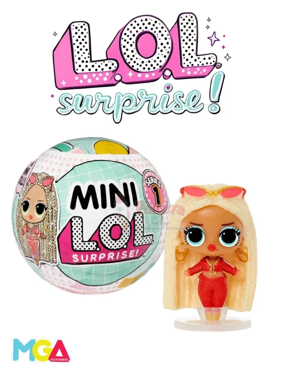 Кукла Лол Сюрприз мини в шаре Lol Mini Omg All оригинал