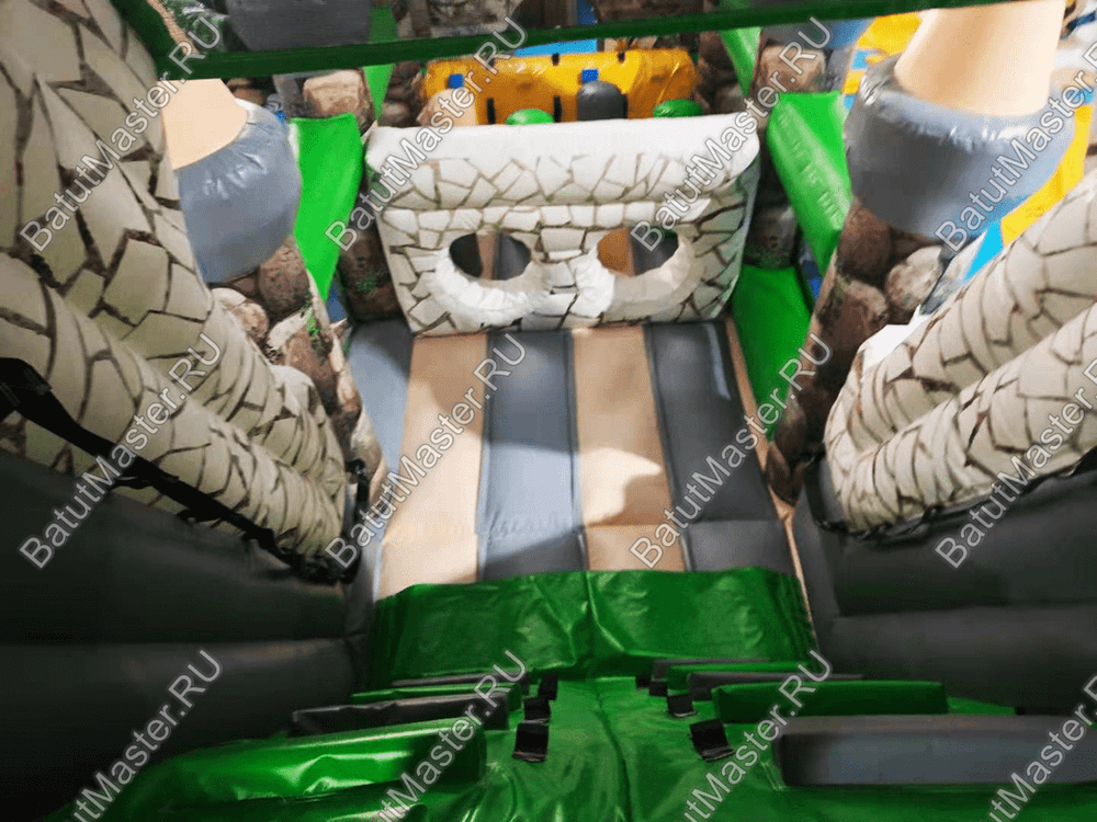 Надувная полоса препятствий "Лесной дворец"