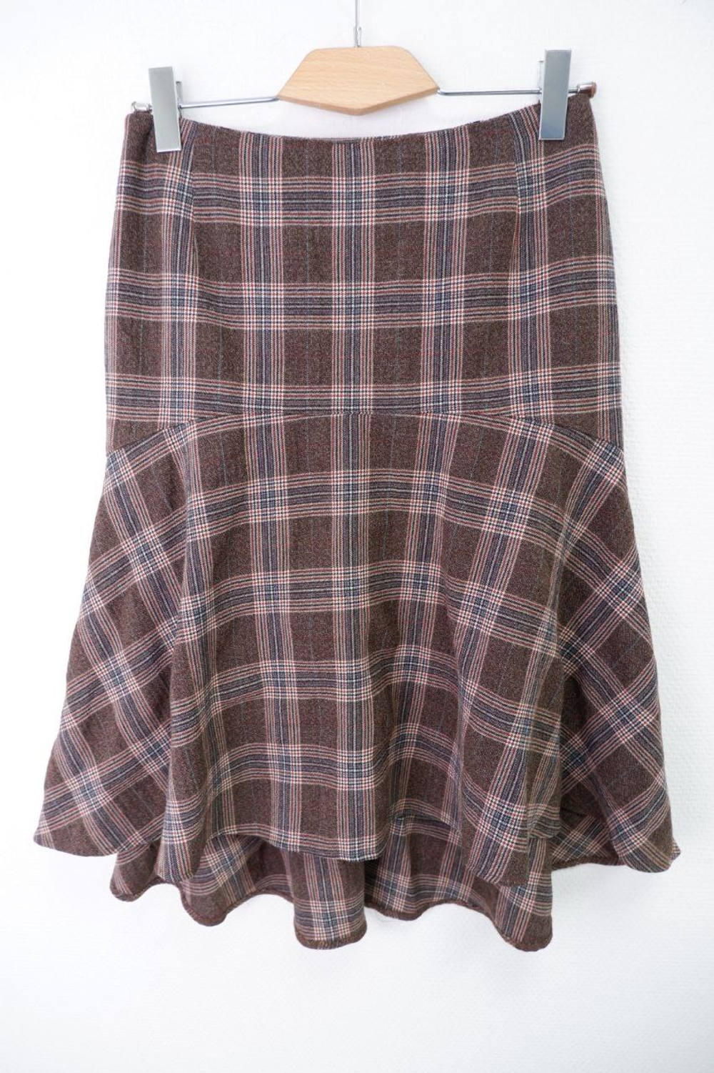 Юбка КАЛIНКА в клетку 48 размер