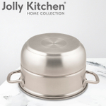 Мантоварка-пароварка Jolly Kitchen три яруса, диаметр 30 см, нержавеющая сталь