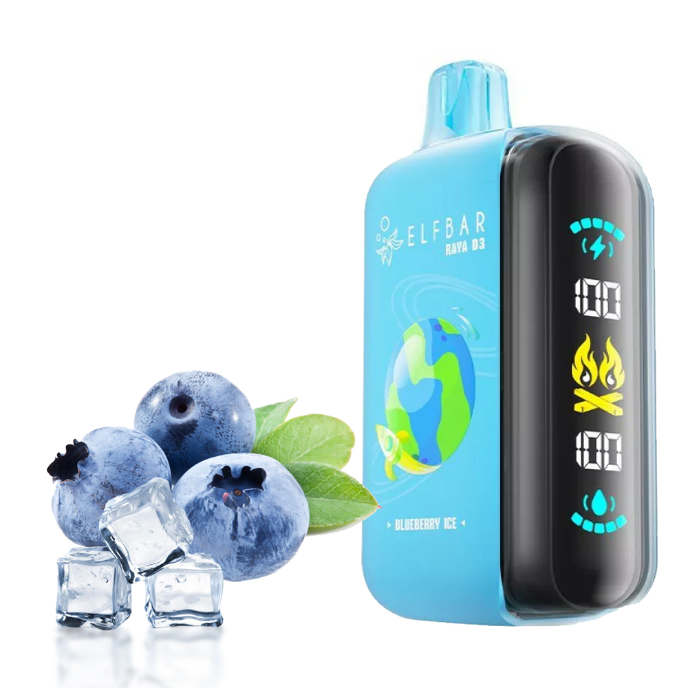 ELF BAR RAYA D3 - Blueberry Ice (5% nic)