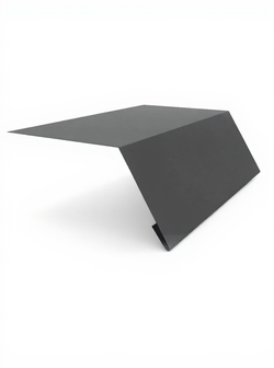 Капельник для кровли (карнизная планка), 100х69мм, Длина 1250мм, Комплект 2шт, RAL7024, 0,45мм