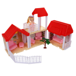 Дом для куклы с фигуркой и аксессуарами, коробка 666-7S-2