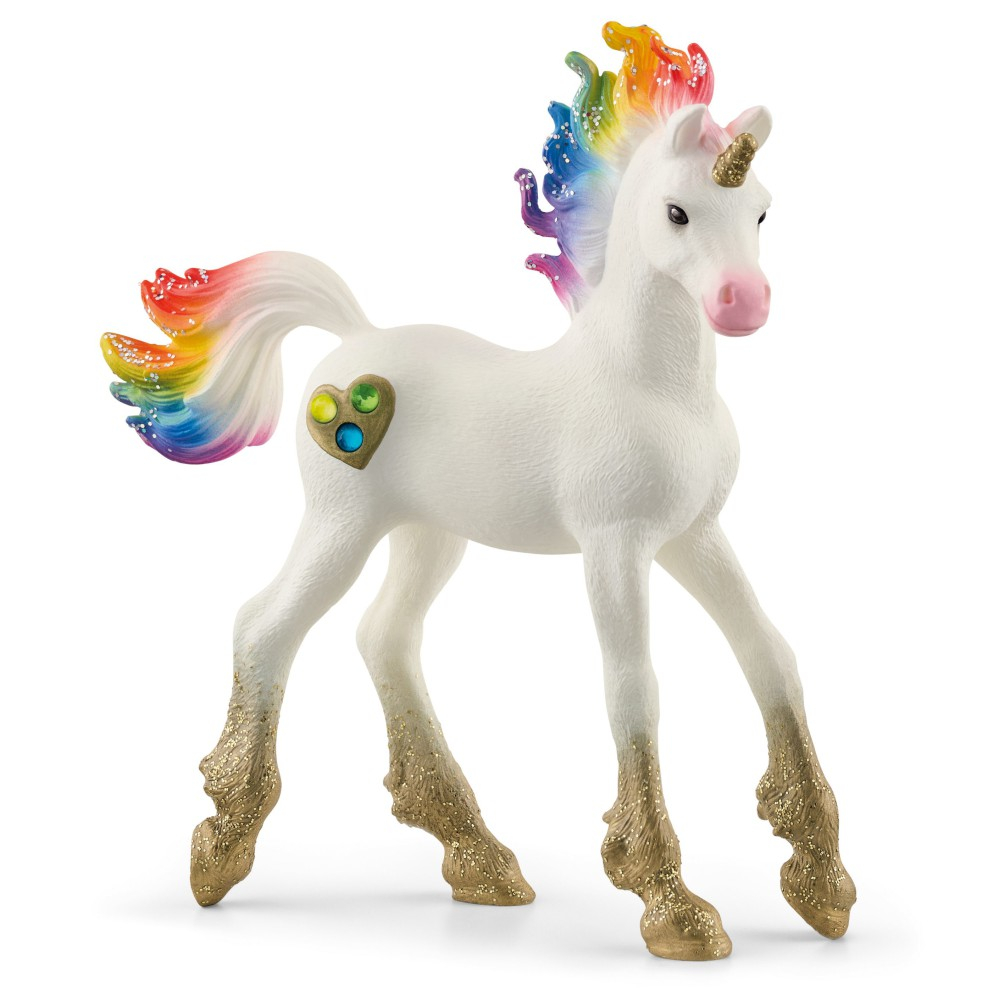 Schleich S 70727 — Фигурка радужного единорога жеребёнок — фото 1