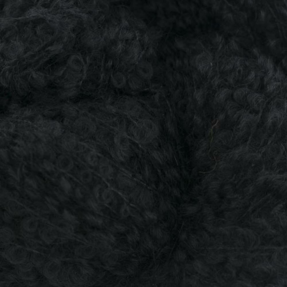 Пряжа Kremke Alpaka Boucle (0005/Угольный черный)