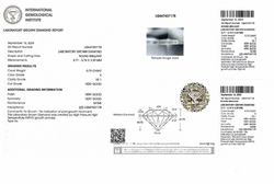 Лабораторно-выращенный бриллиант Кр-57 5.71-5.74 мм E/VS1 0.73 ct