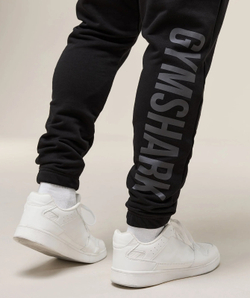 Штаны GYMSHARK Power Wordmark Joggers Black