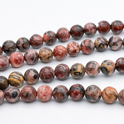 Риолит бусины, диаметр около 6,1-6,2 мм, цена за 30-31 шт (1/2 нити)