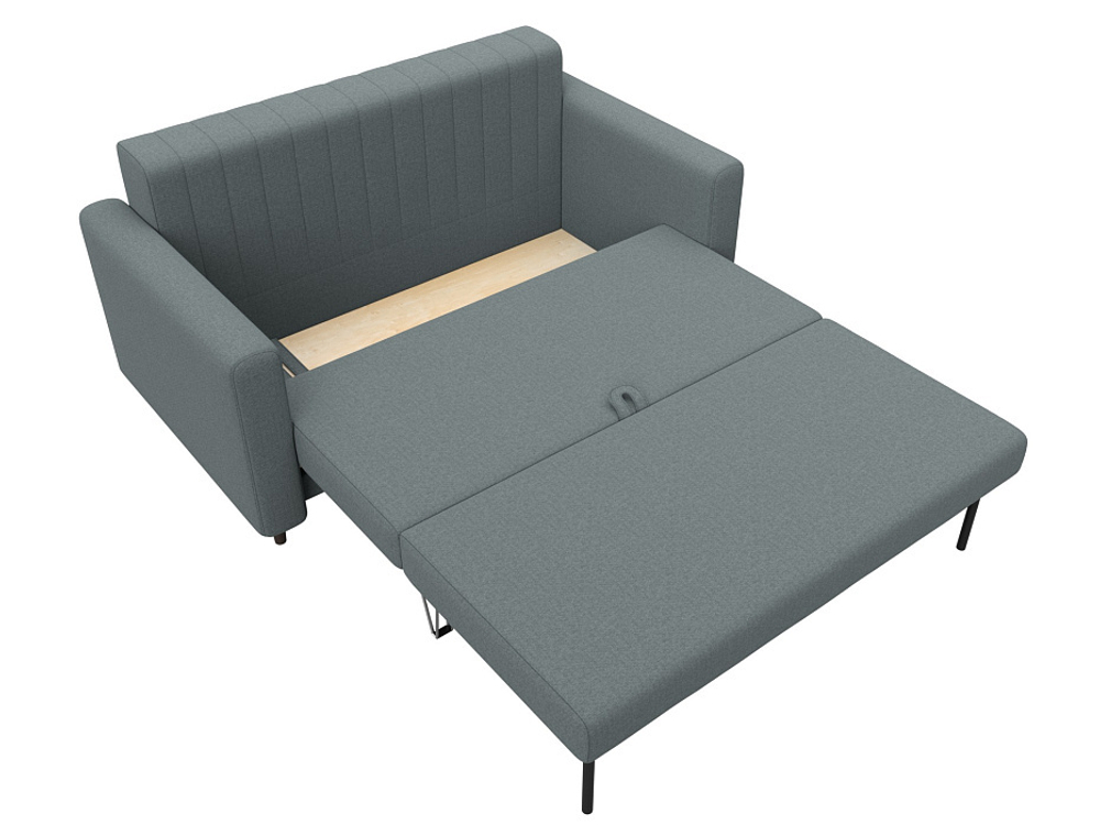 Диван прямой Лига-070 РОГОЖКА Амур 07 серый