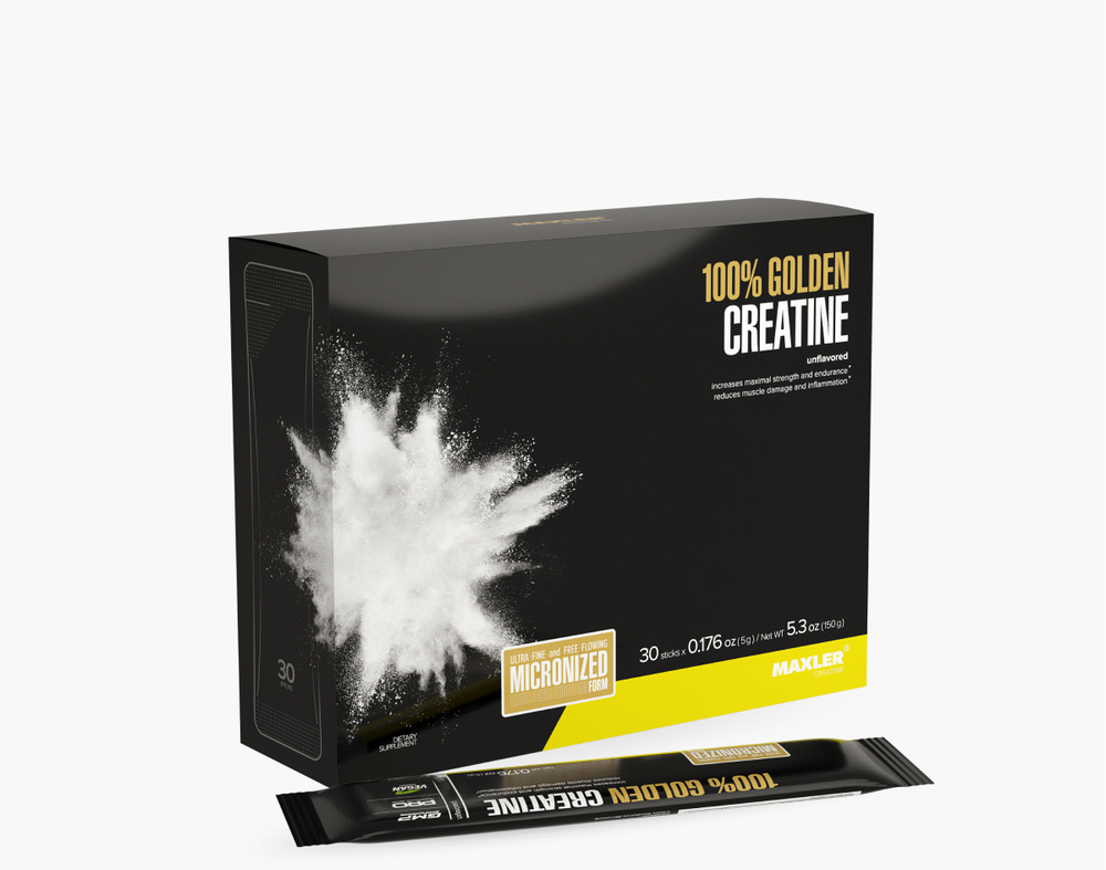 БАД 100% Golden Micronized Creatine 30x5g (Maxler)