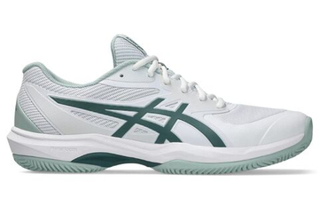 Мужские теннисные кроссовки Asics Game FF Clay/OC - white/dark neptune