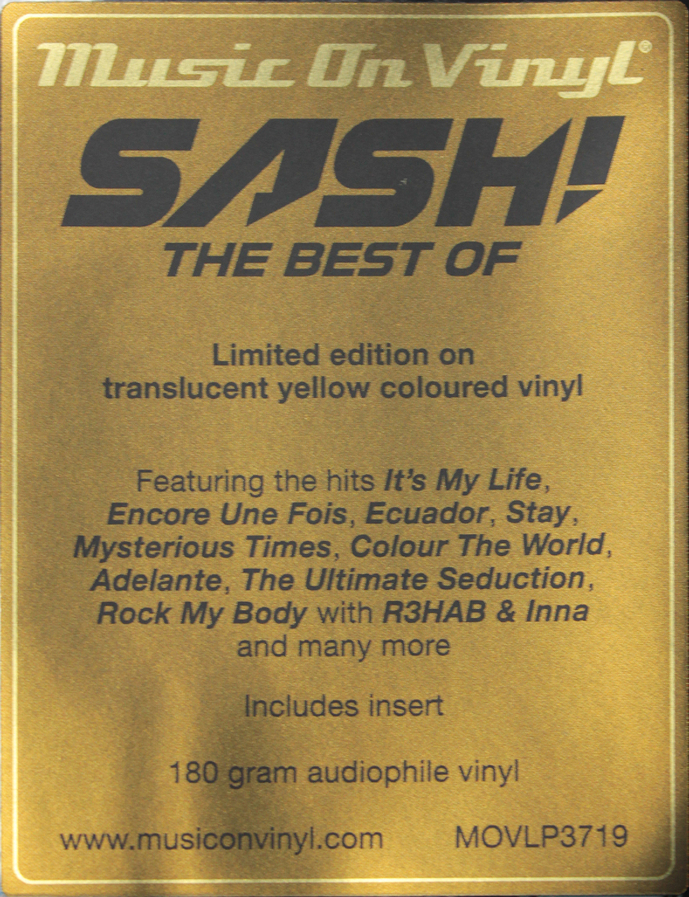 Sash! / The Best Of (Coloured Vinyl)(2LP)
