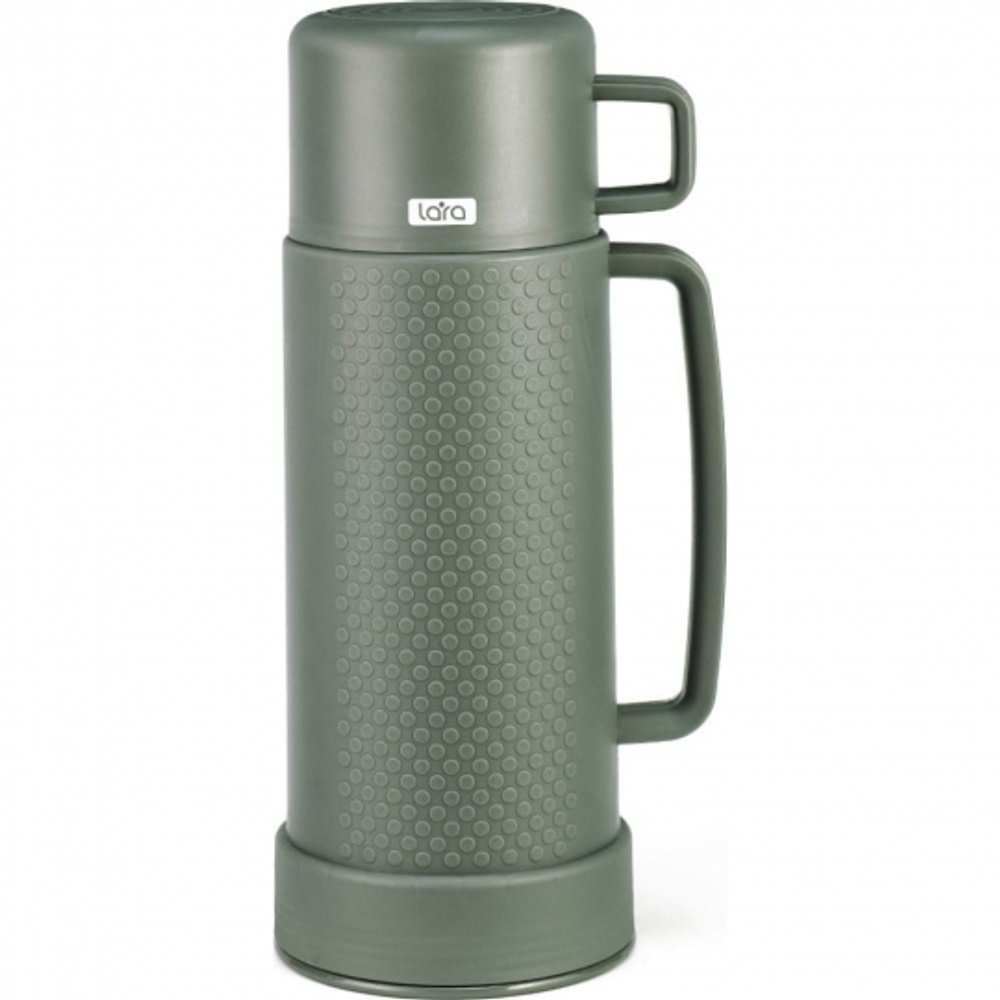 ТЕРМОС СТЕКЛО 1000МЛ УЗ/Г GREEN (1) LARA