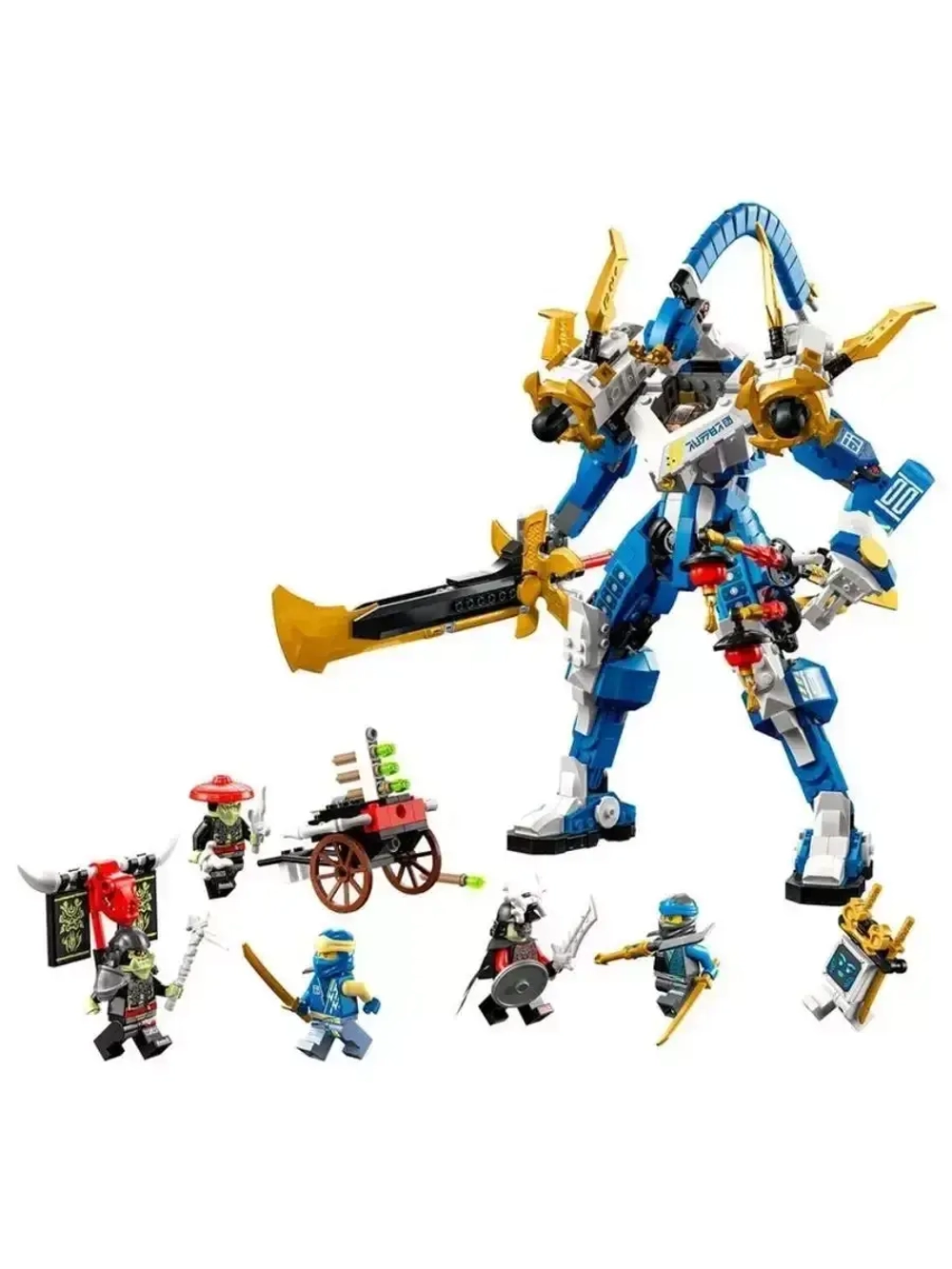 Конструктор Ниндзя Механический титан Джея 794 детали