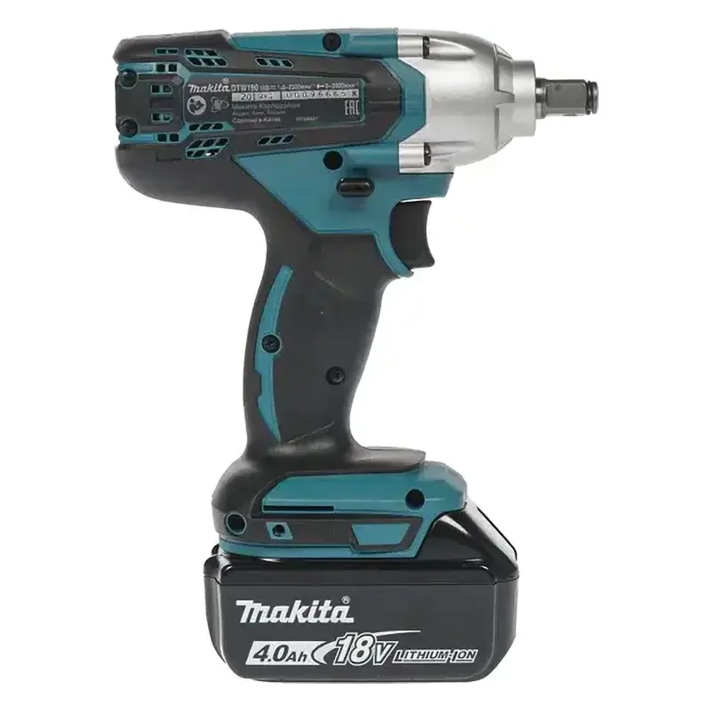 Makita DTW190RME аккумуляторный ударный гайковерт (2 x 4 Ач, ЗУ)