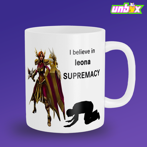 Кружка Leona supremacy Леона League Of Legends Лига Легенд