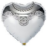 Шар Весёлая Затея Сердце 18" с рисунком Невеста #1202-2571