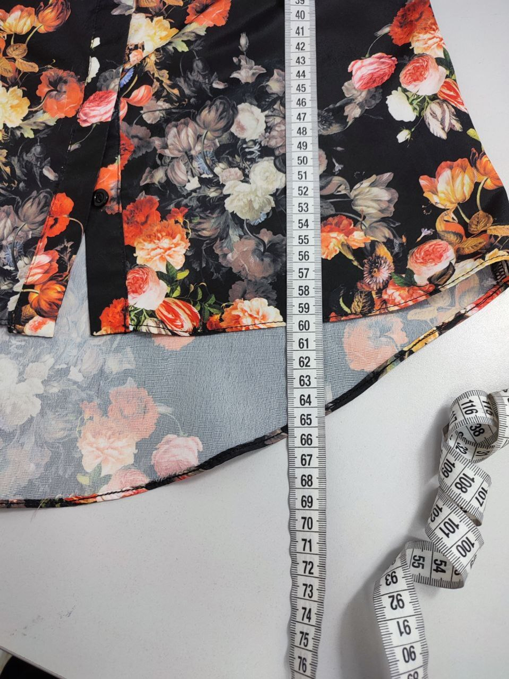 Блуза Oasis с принтом 40 размер