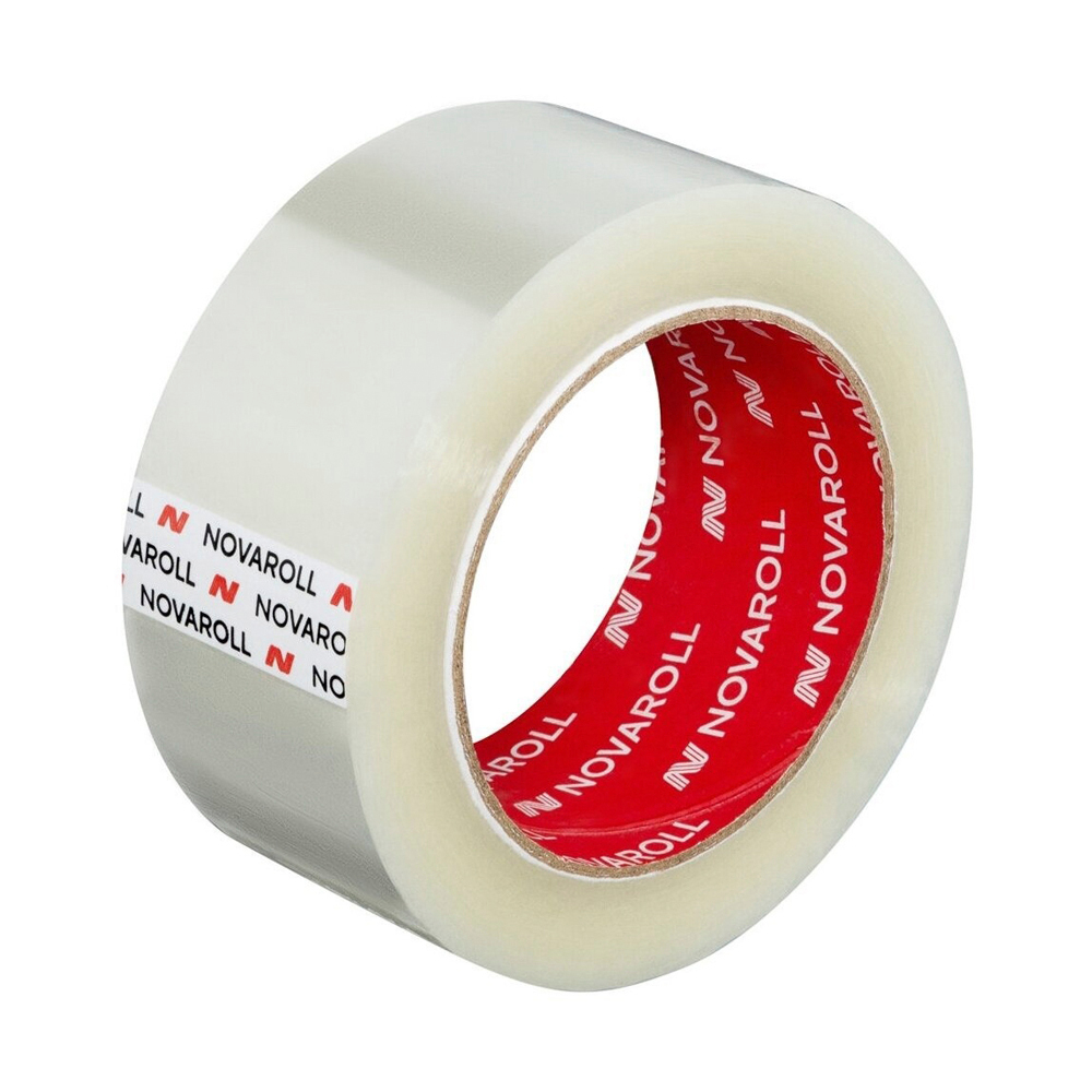 Клейкая лента (скотч) Novaroll 207, 48 мм * 66 м, толщина 50 мкм, прозрачная