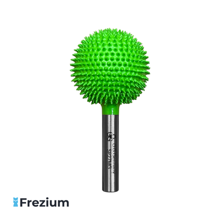 Борфреза твердосплавная по дереву сфера (шар) "O.G.Germany" (27.8x6x26.4x57.1 Средняя Зернистость; SP27MG)