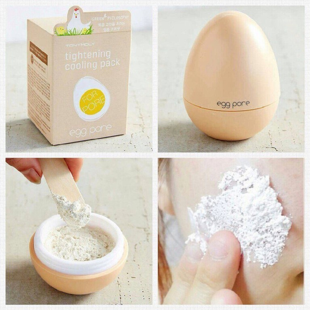 Tony Moly Egg Pore Tightening Cooling Pack охлаждающая маска для глубокой очистки и сужения пор