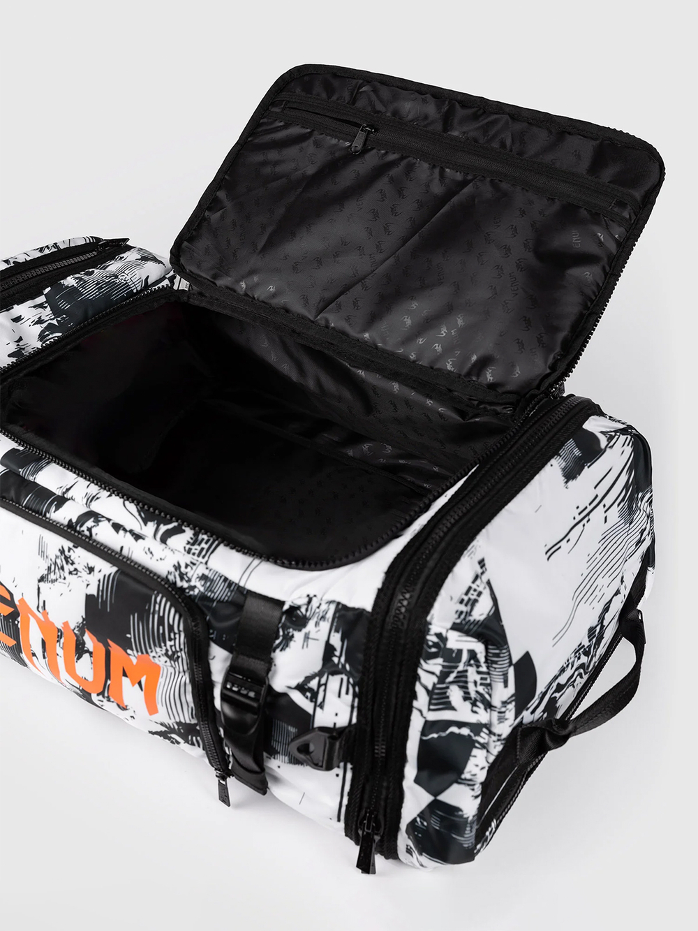Сумка спортивная Venum UFC Zenith Fight Week Black/White/Orange
