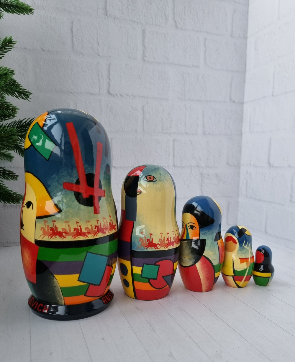 Матрёшка 5м 18см Малевич