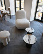 Стол 101 Copenhagen Trumpet Table, Tall - Calacatta