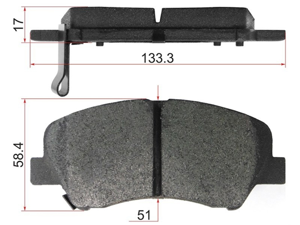 Колодки тормозные передние Hyundai Creta 2015–2022