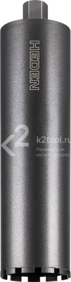 Коронка алмазная Heden 52x450 мм, 1 1/4″ UNC, 5 сегментов, арт. 410.001
