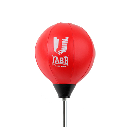 Груша бокс. на стойке Jabb HY-L-021 красный (120-140см)