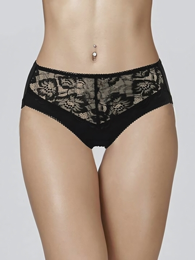 Трусики-слипы со средней линией талии Ssorosate (Размер: L) (Цвет: черный)