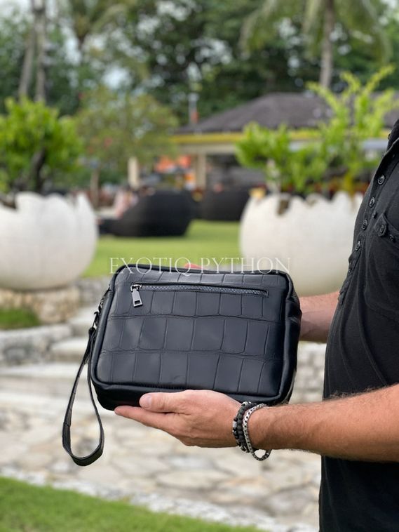 Борсетка из кожи крокодила BG-379
