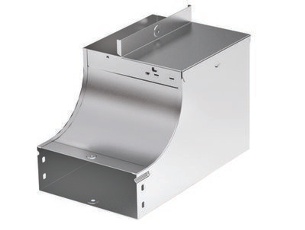 Угол CSSS 90 вертикальный внутренний переходник лев. осн. 150 H80 вкомплекте с крепежными элементами и соединительными пластинами,необходимыми для монтажа, горячеоцинкованный