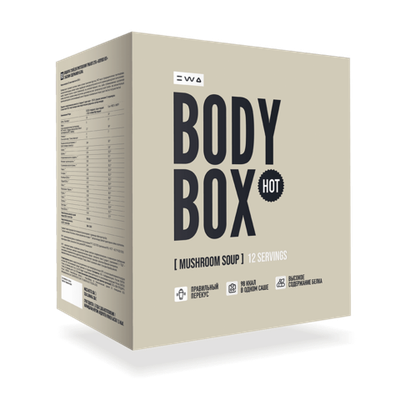 Коктейль со вкусом грибного супа , 98 ккал в одном саше-пакете