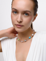 Колье "Bubble Color" Silver