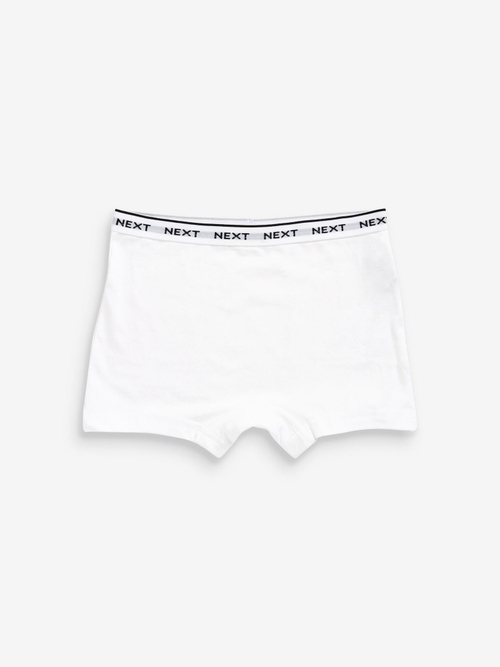 Трусы-шорты для девочки Next D39-288, 5 шт., Белый, Серый, Черный