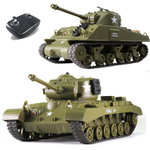 Танковый бой Heng Long Sherman vs Pershing M26 1/30 HL3841-10