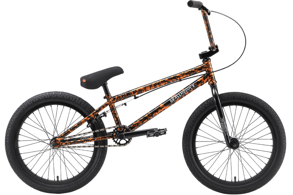 Велосипед TechTeam Grasshoper 20" оранжево-черный
