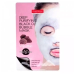 Маска пузырьковая с вулканической пылью Purederm Deep Purifying Black O2 Bubble Mask Volcanic, 20 г