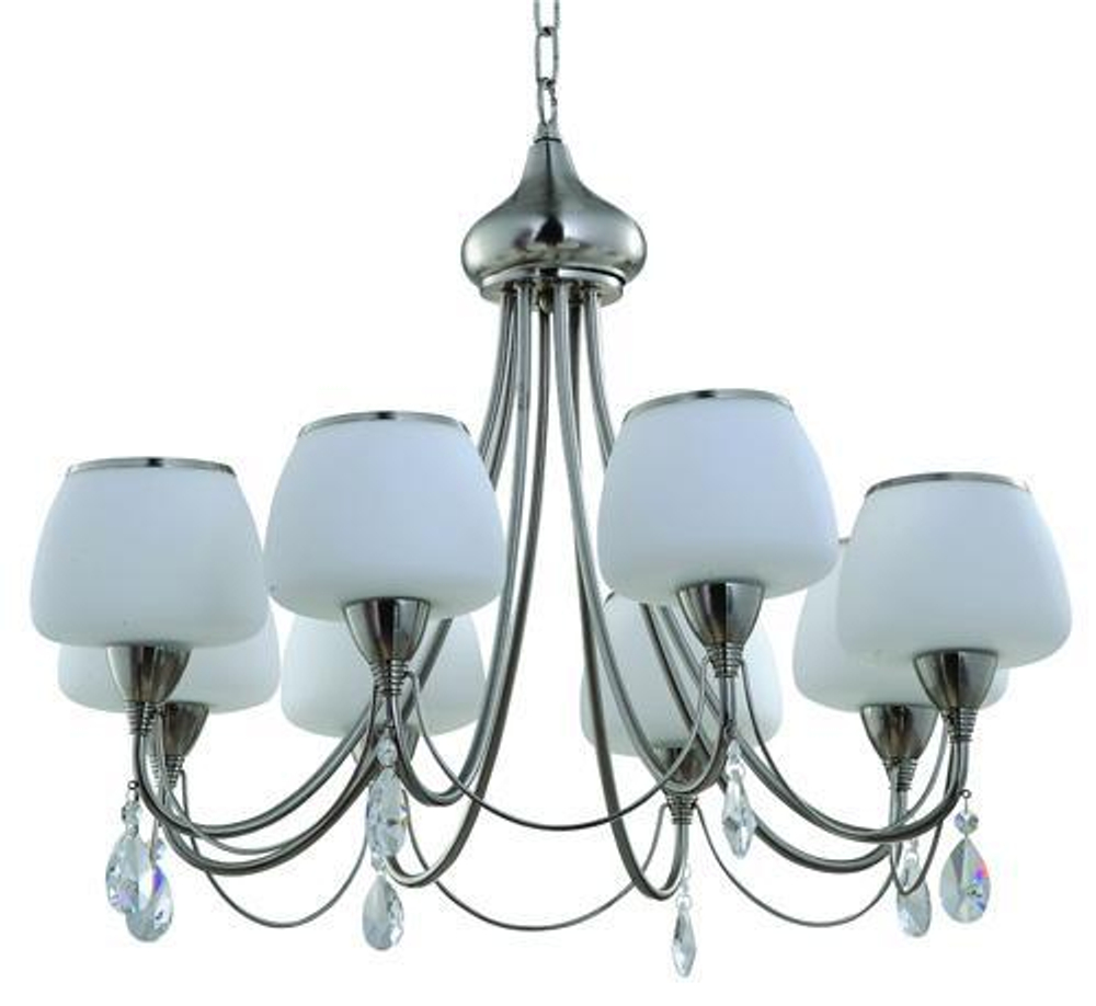 Люстра 801/8-Whitechrome