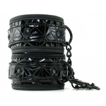 Оковы для ног на цепочке Luxury fetish черные