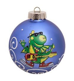 Элита НФШ-1466/3 Ел.украшение Шар «Дракон с гитарой» 85 мм