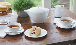 Wedgwood Десертная тарелка Jasper Conran White Strata 18 см