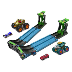 Hot Wheels Monster Truck — набор Roarin &#39;Rumble + 4 автомобиля HCJ77