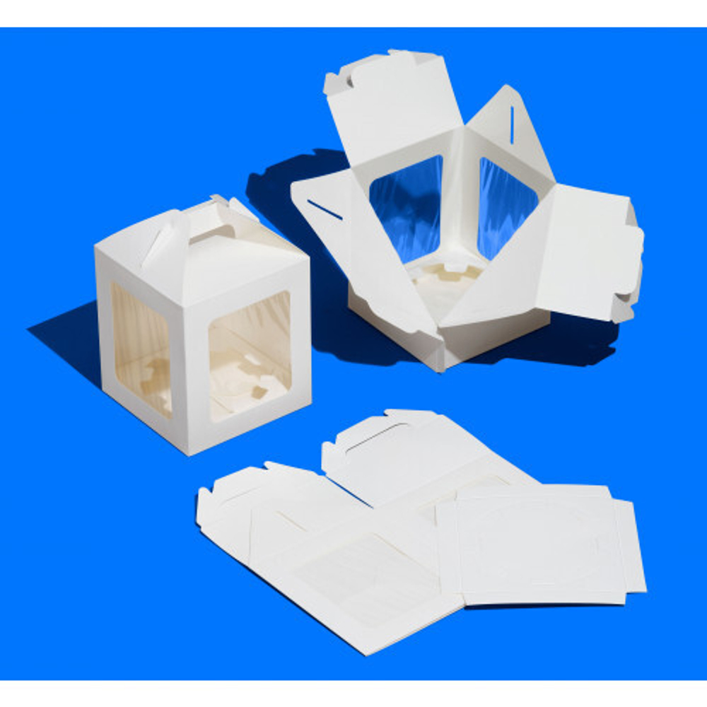 Коробка для кулича ForGenika JUMPL M 160*160*220 мм с ложементом