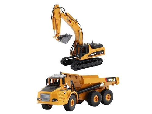 Набор металлический Экскаватор + Самосвал 1:50