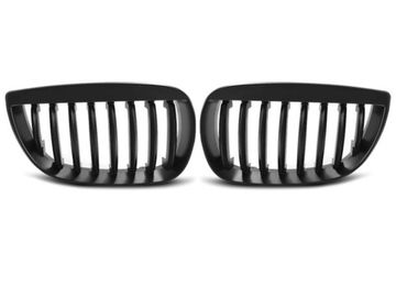 Решетка (ноздри) радиатора BLACK для BMW 1 E81 E87