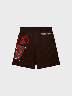 Шорты Cactus Jack Travis Scott x Mitchell & Ness Northeastern University Basketball Brown