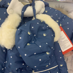 Комбинезон - трансформер 2в1 "Коронки" (комбинезон, пинетки, варежки)